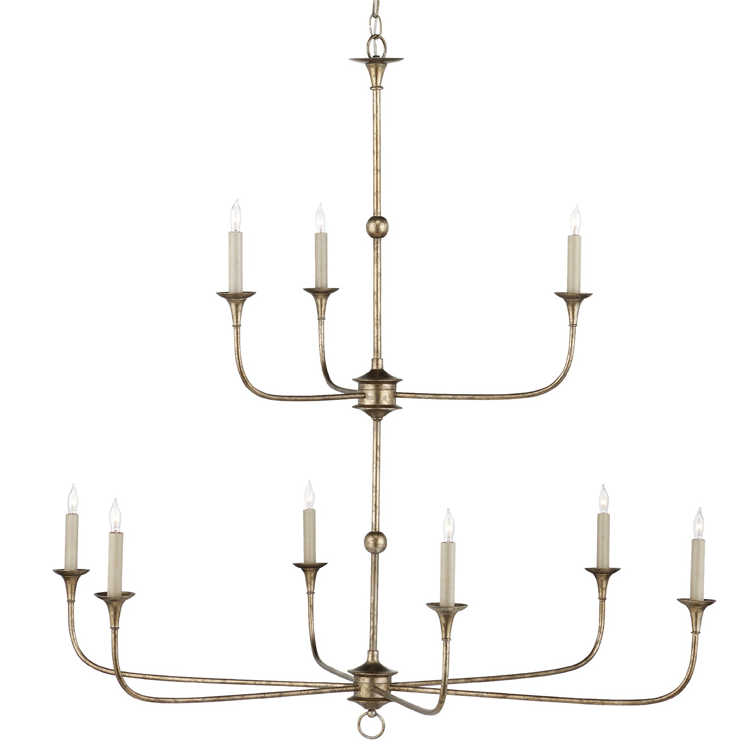 Currey & Co Nottaway Two-Tier Chandelier
