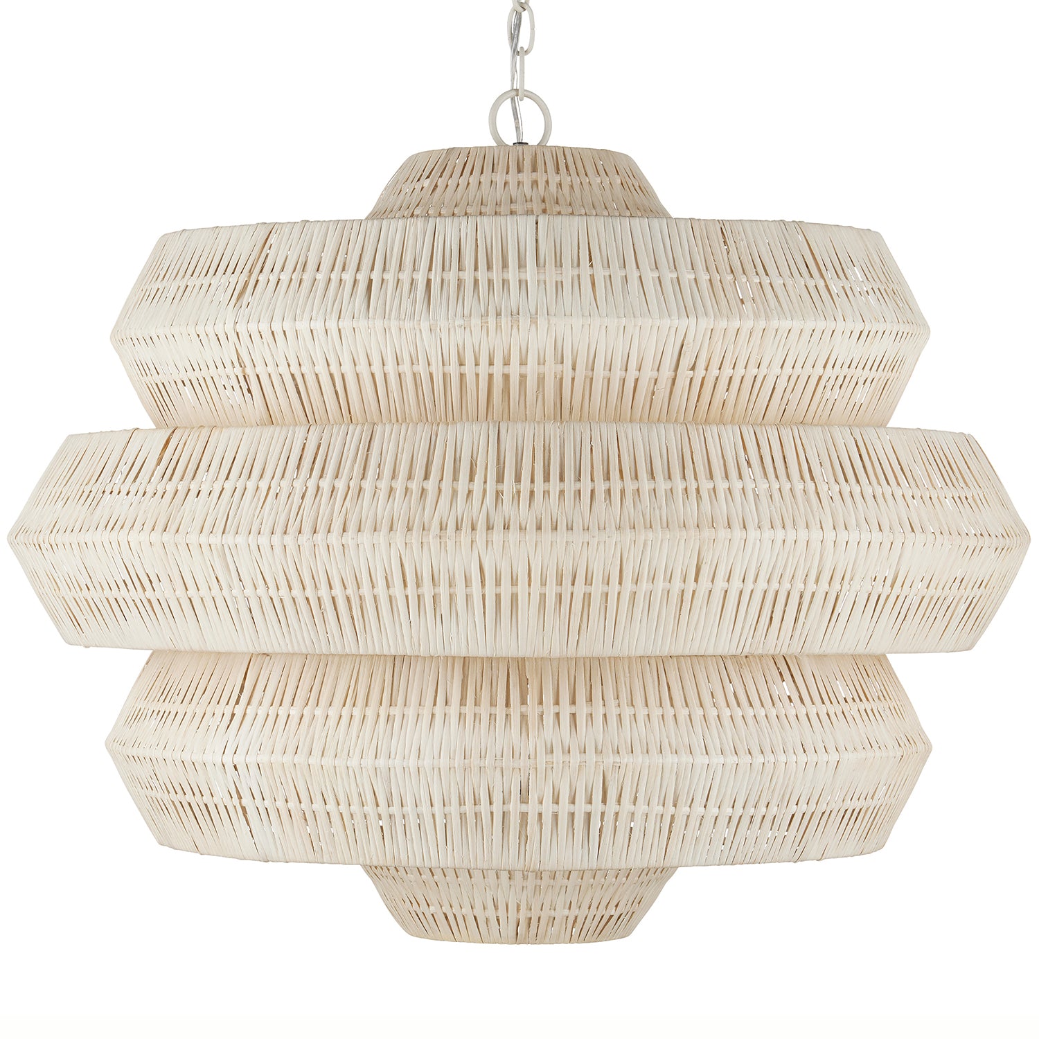 Currey & Co Antibes White Chandelier