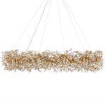 Currey & Co Crystal Ring Chandelier