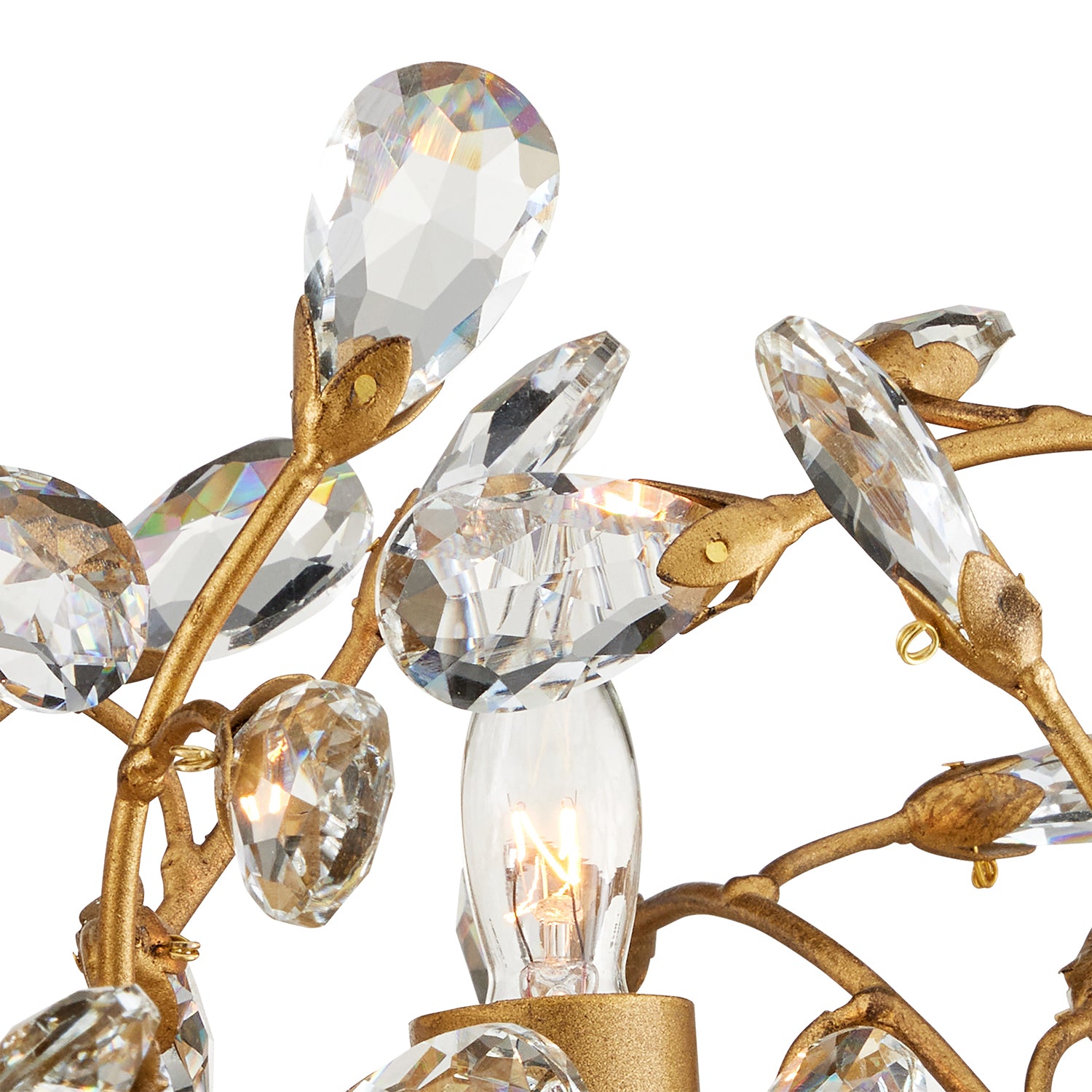 Currey & Co Crystal Ring Chandelier