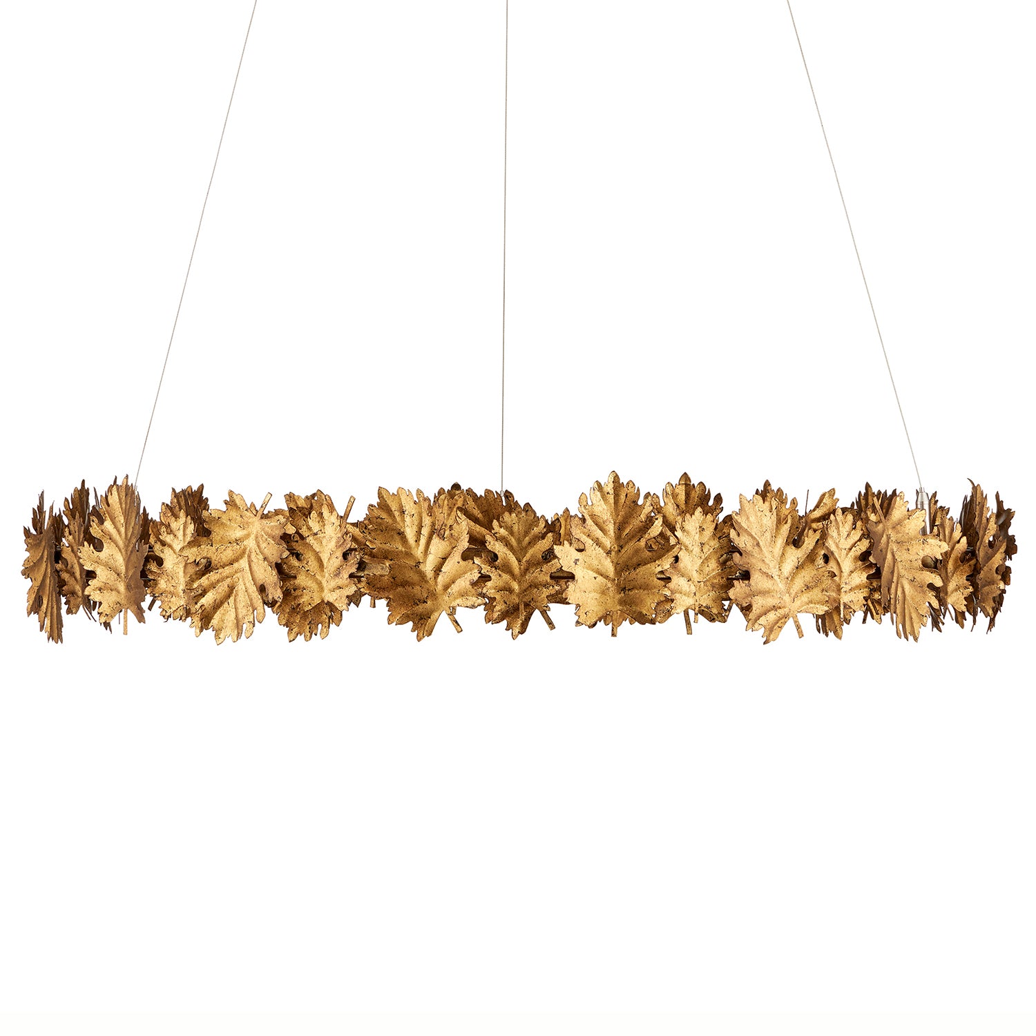 Currey & Co English Oak Chandelier