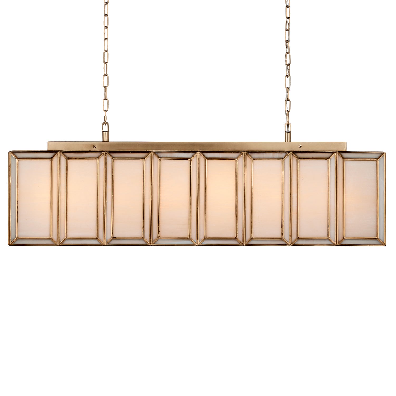 Currey & Co Daze Rectangular Chandelier