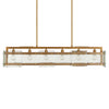 Currey & Co Countervail Rectangular Chandelier