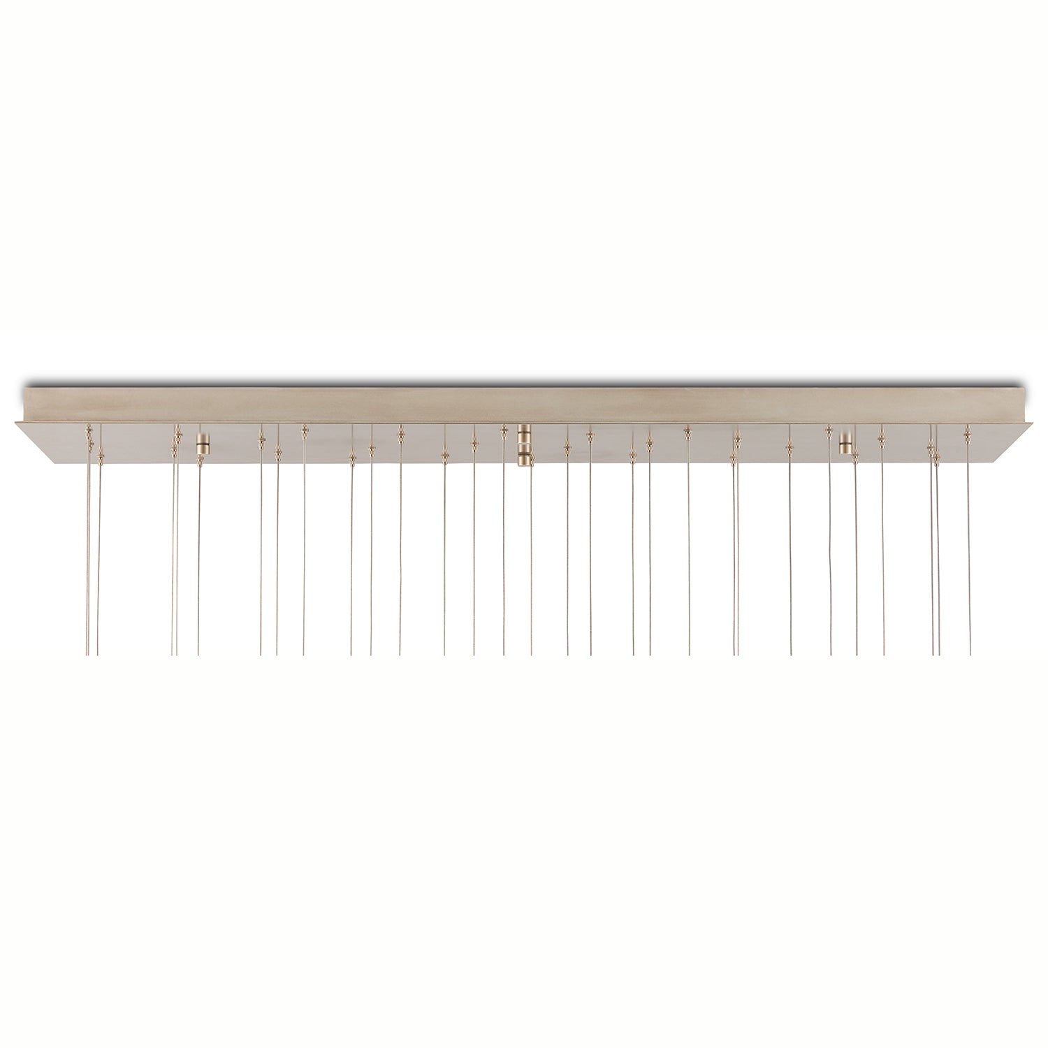 Currey & Co Virtu 30 Light Rectangular Multi-Drop Pendant