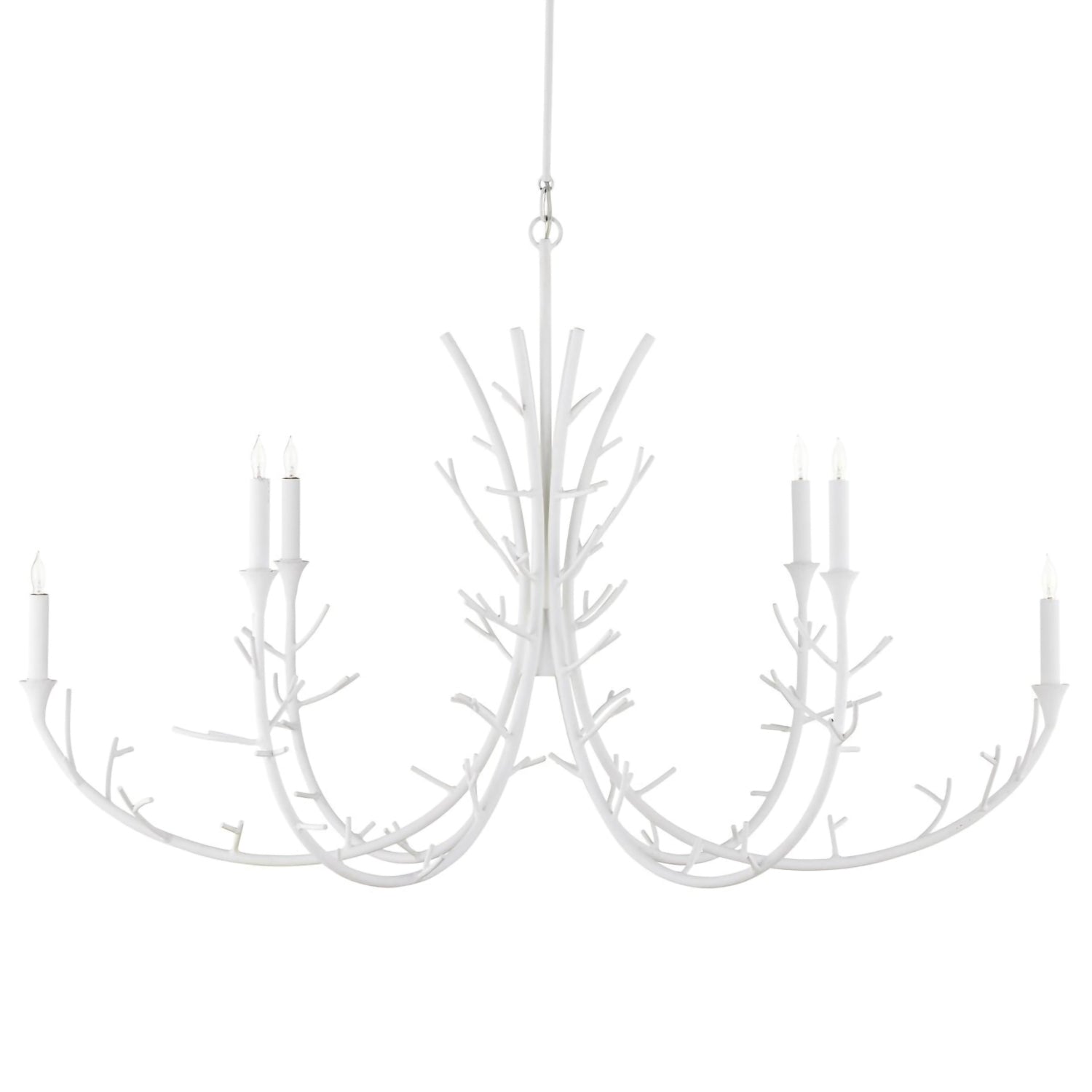 Currey & Co Twiggy Oval Chandelier