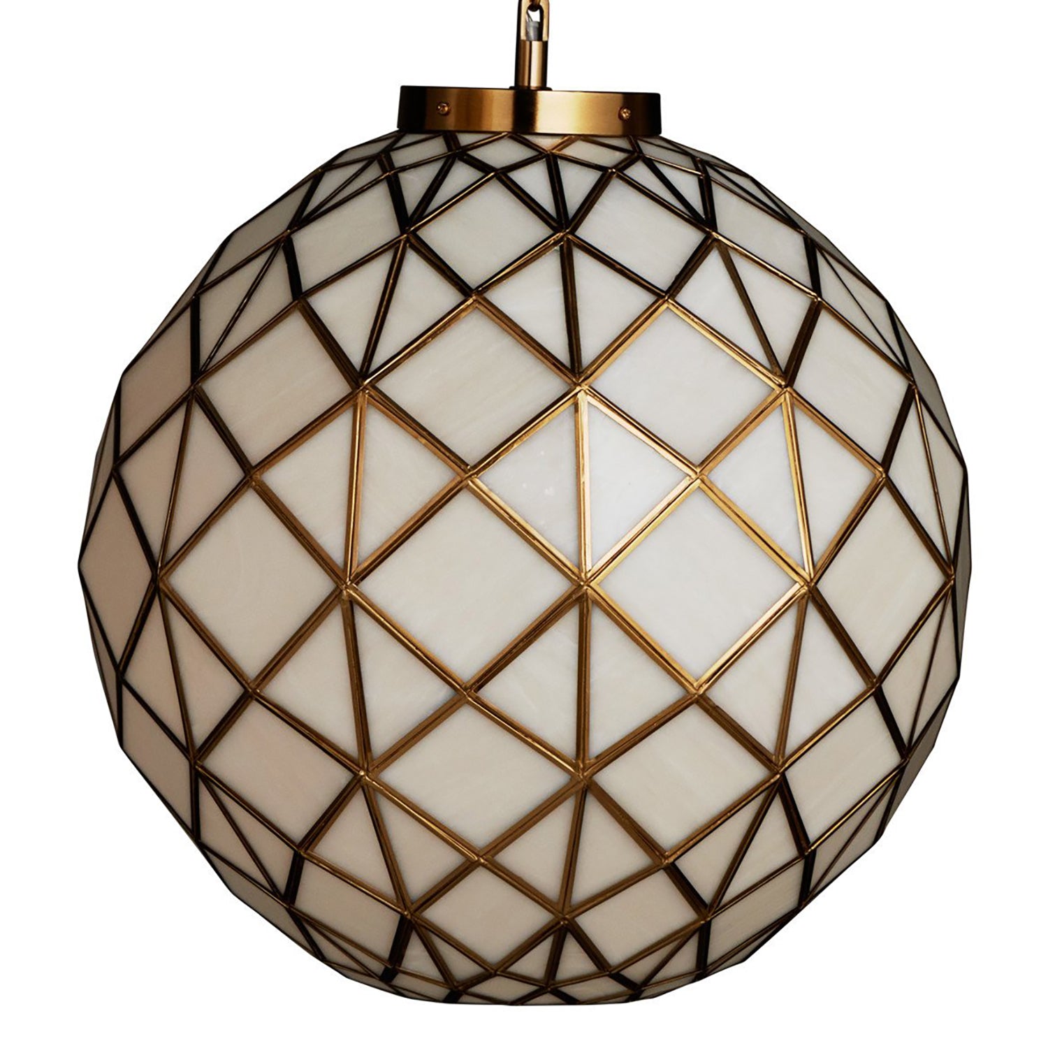 Currey & Co Polyhedron Pendant