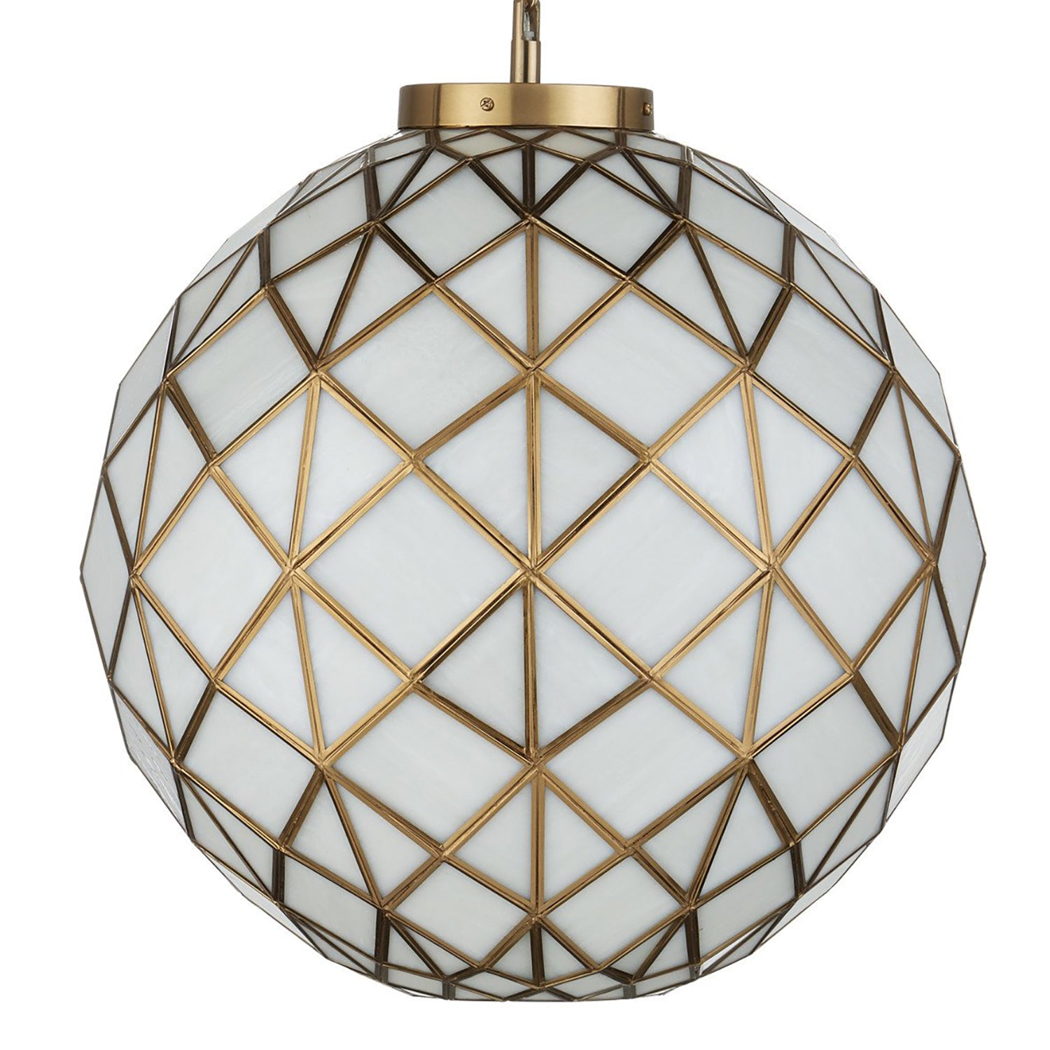 Currey & Co Polyhedron Pendant