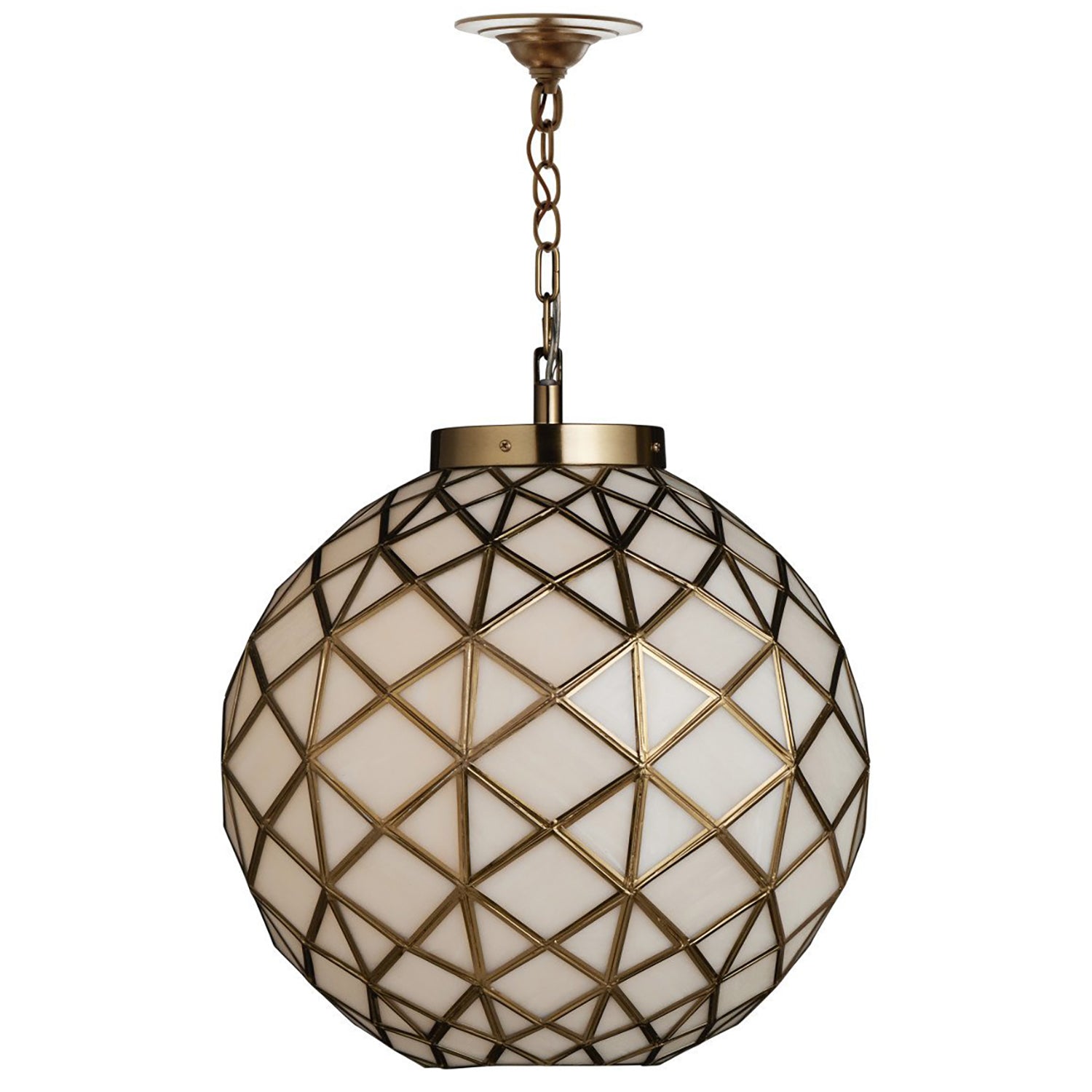 Currey & Co Polyhedron Pendant