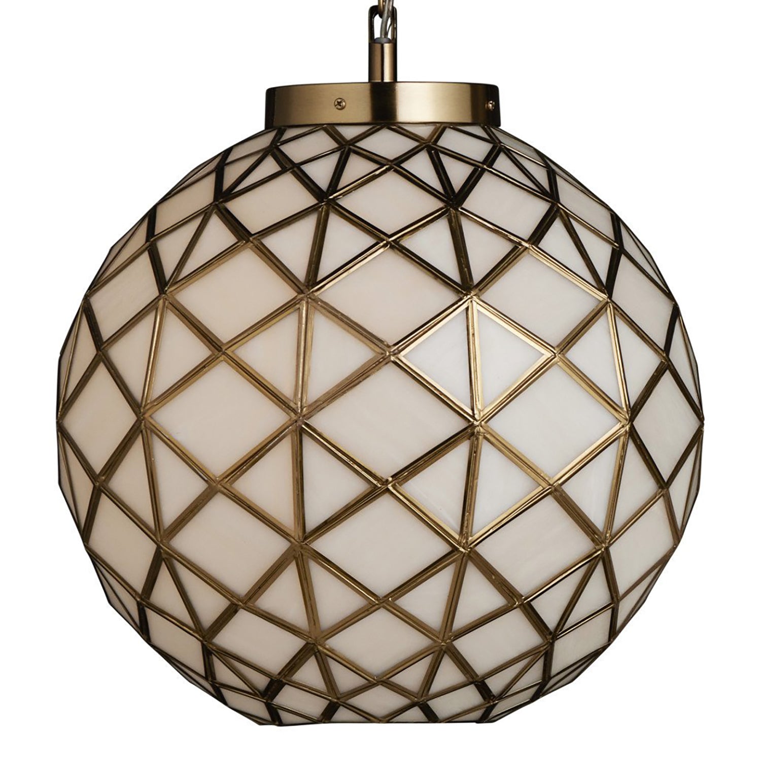 Currey & Co Polyhedron Pendant