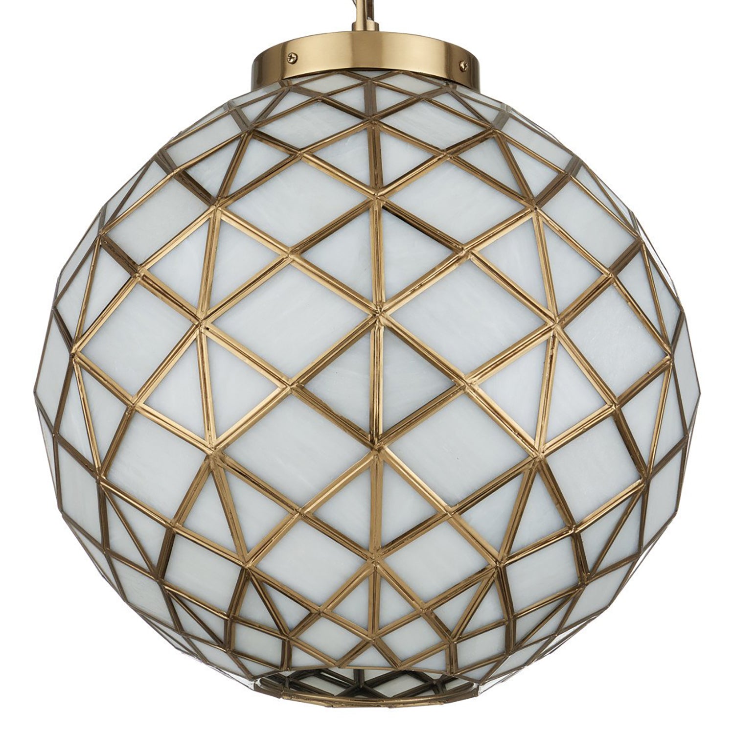 Currey & Co Polyhedron Pendant