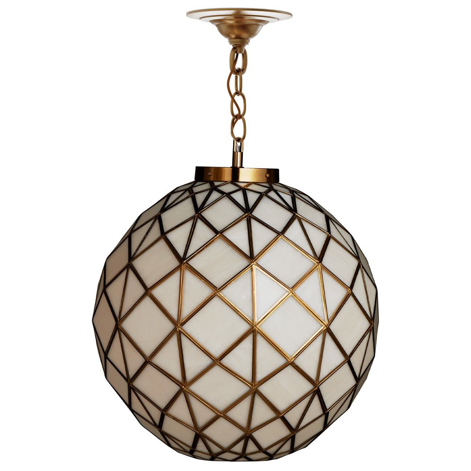 Currey & Co Polyhedron Pendant