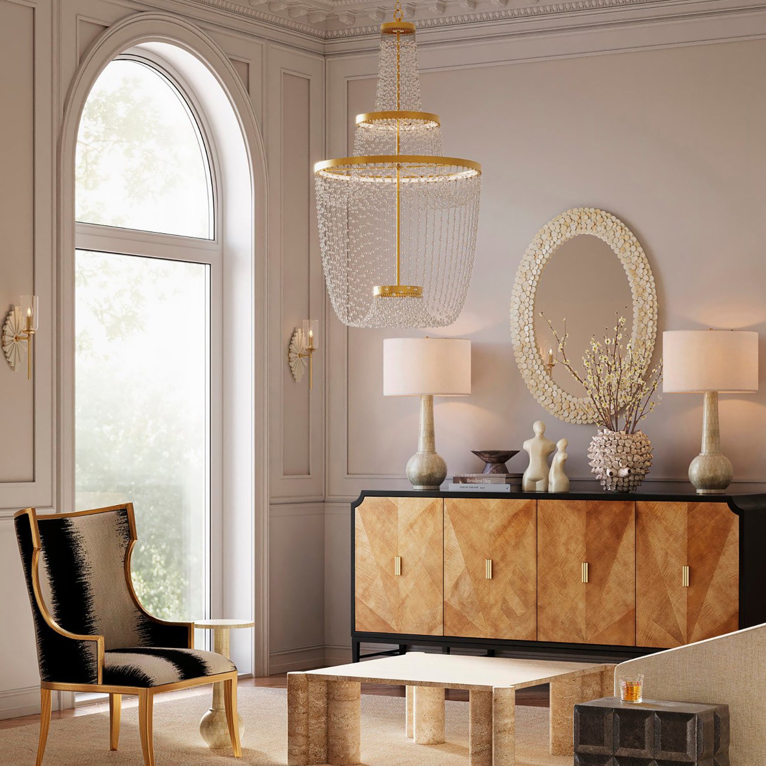 Currey & Co Mademoiselle Chandelier