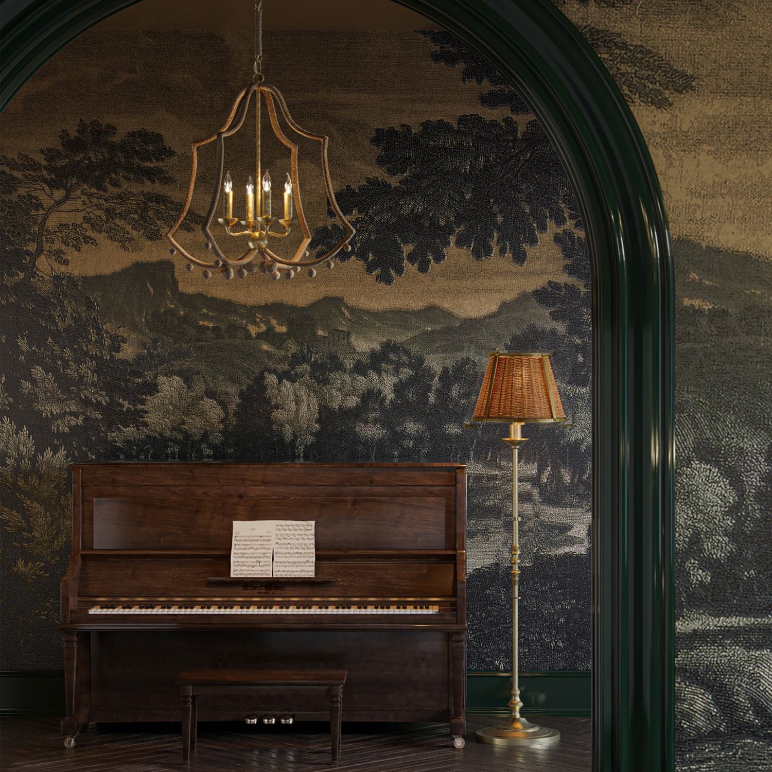 Currey & Co Nimes Chandelier