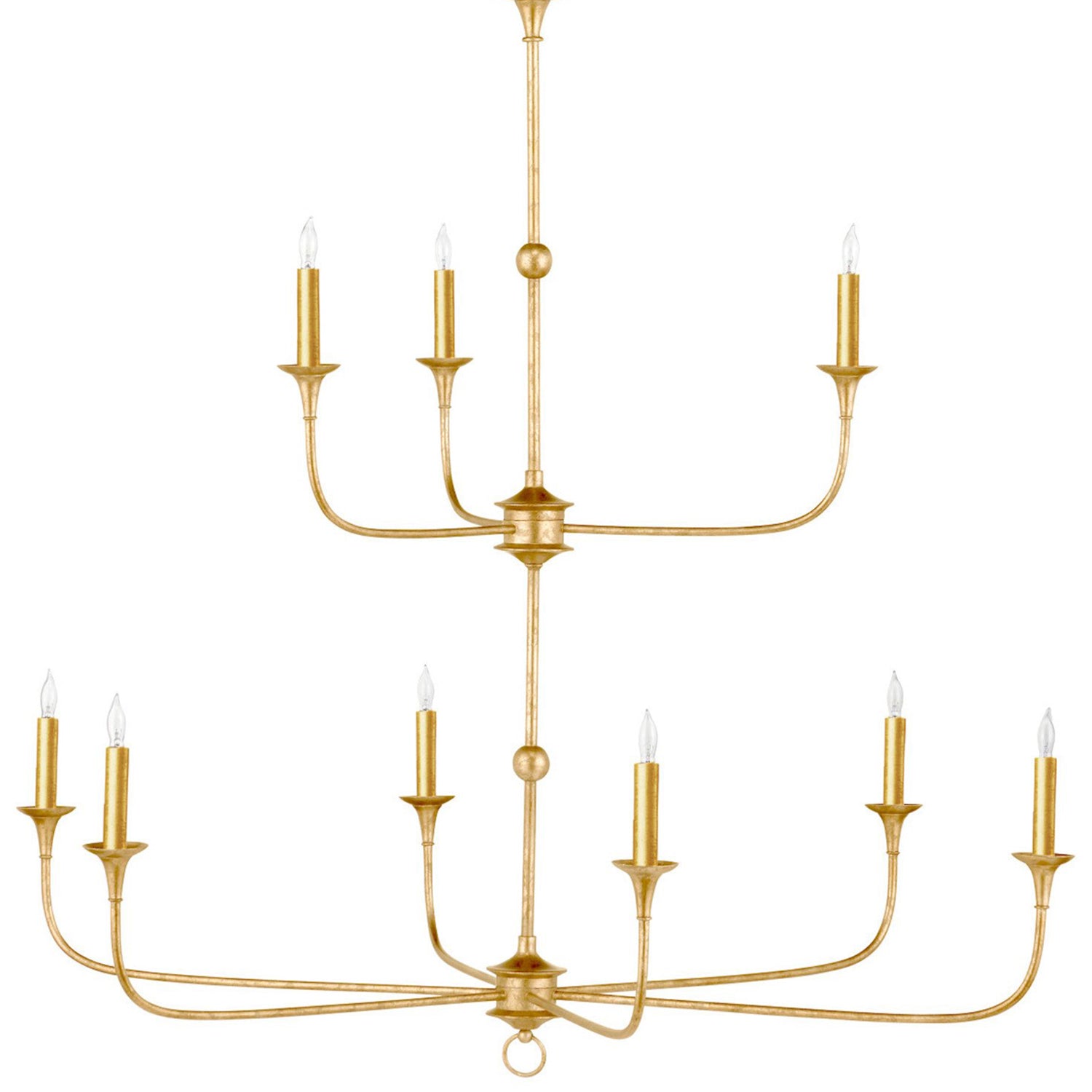 Currey & Co Nottaway Two-Tier Chandelier