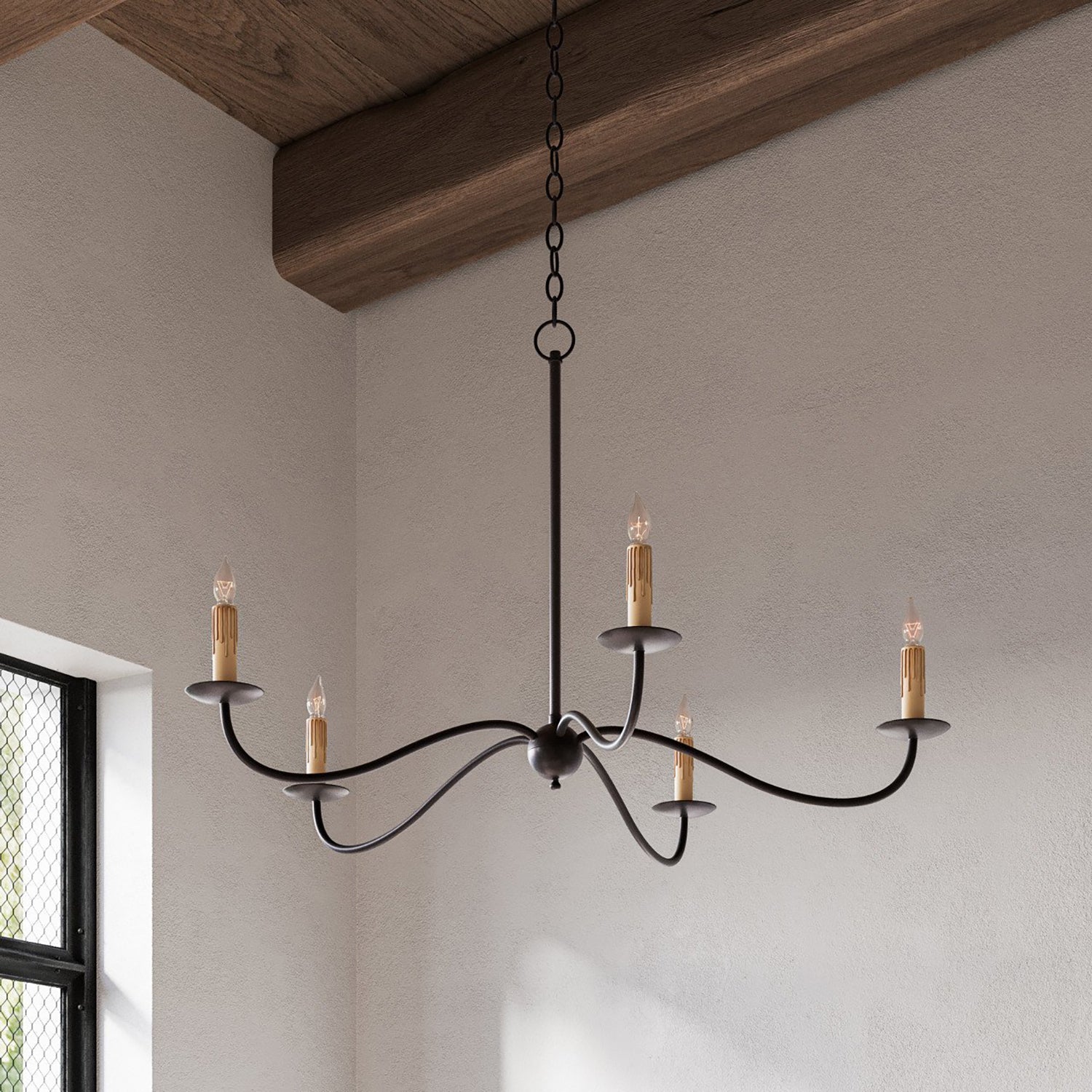 Currey & Co Saxon Small Chandelier