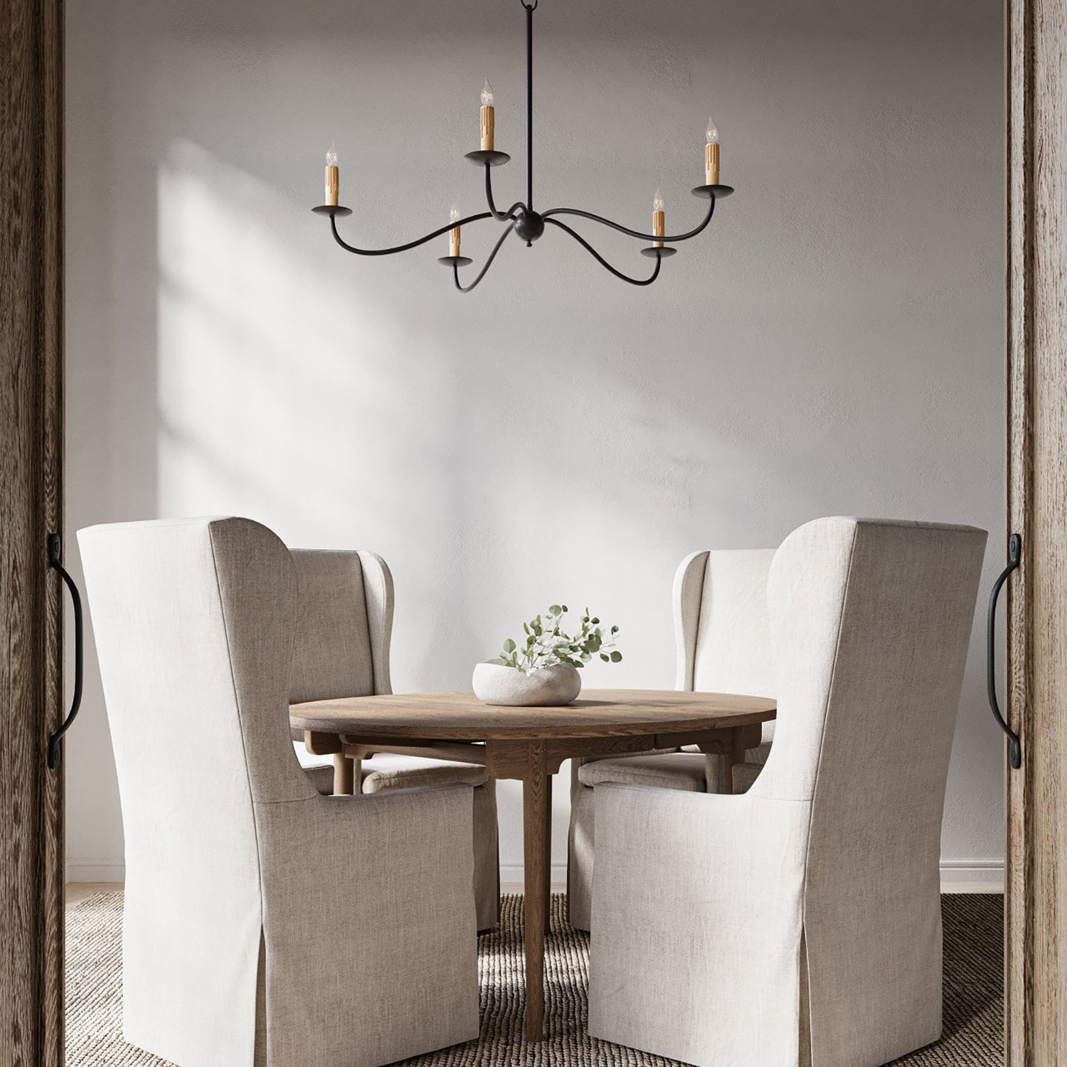 Currey & Co Saxon Small Chandelier