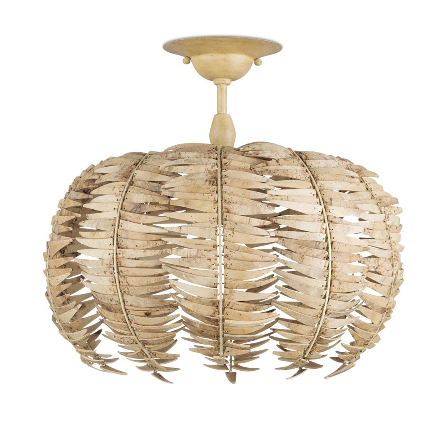 Currey & Co Tiptur Semi Flush Mount