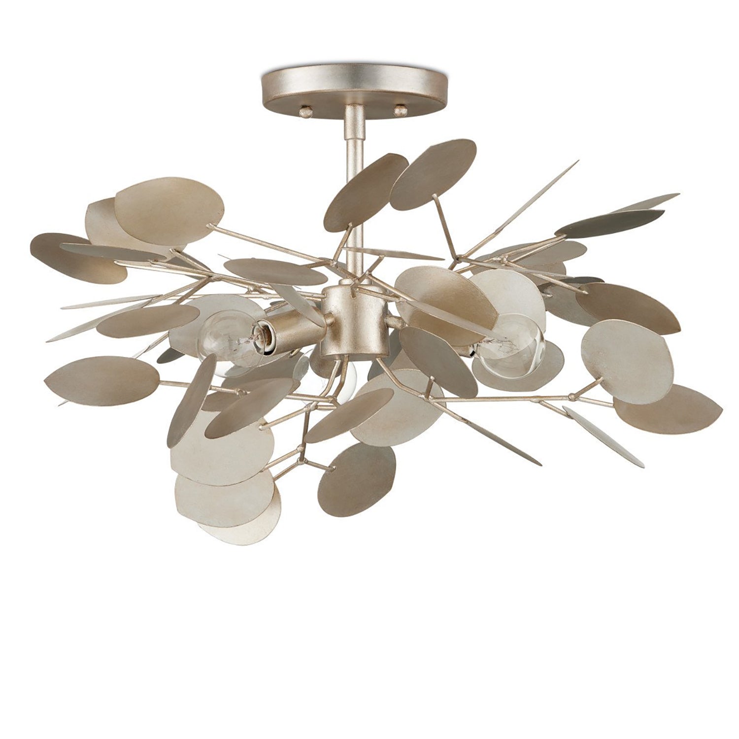 Currey & Co Lunaria Semi Flush Mount