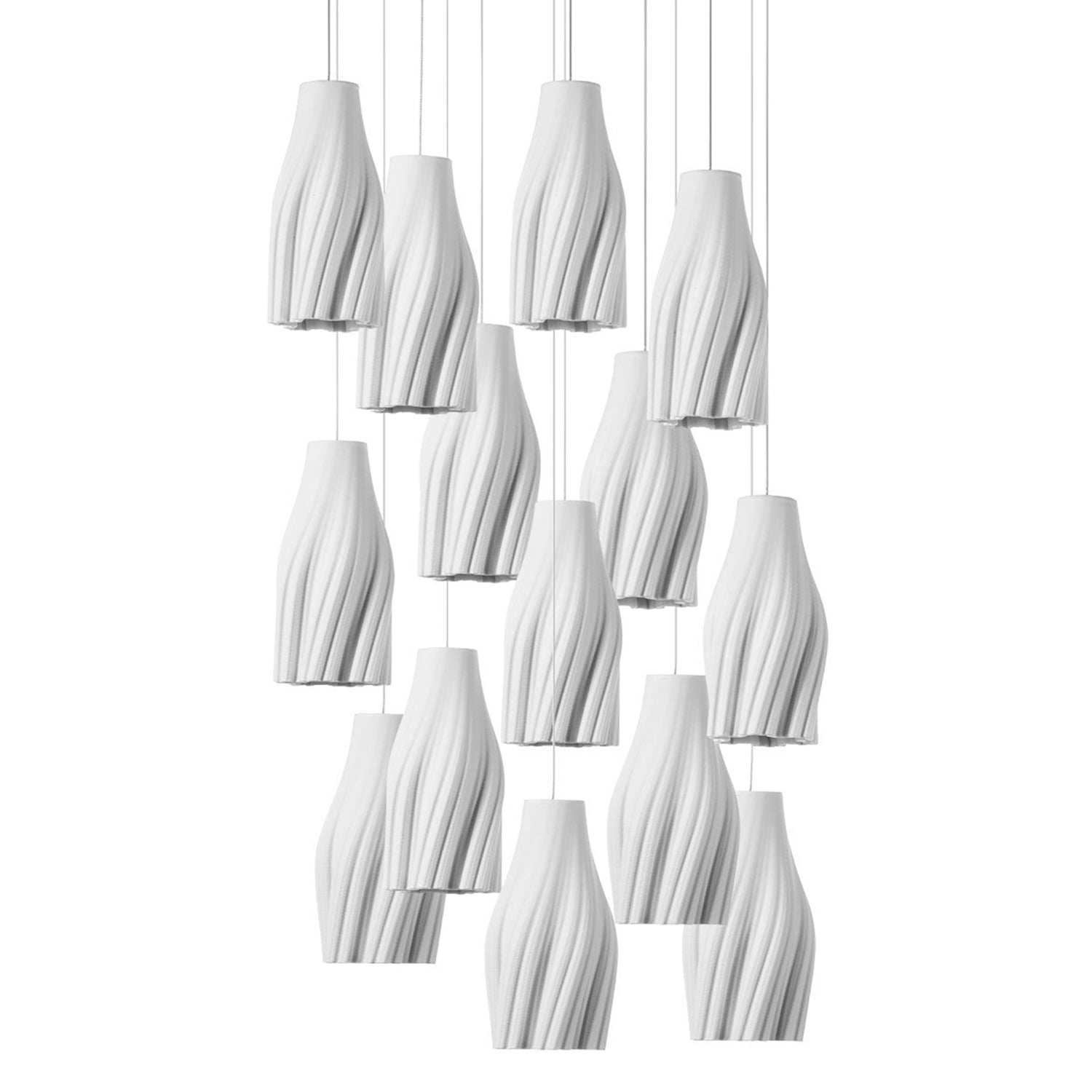 Currey & Co Posh 15 Light Multi Drop Pendant