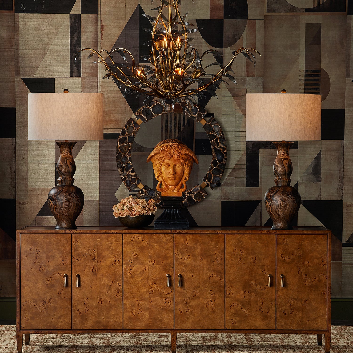 Currey & Co Odile Chandelier