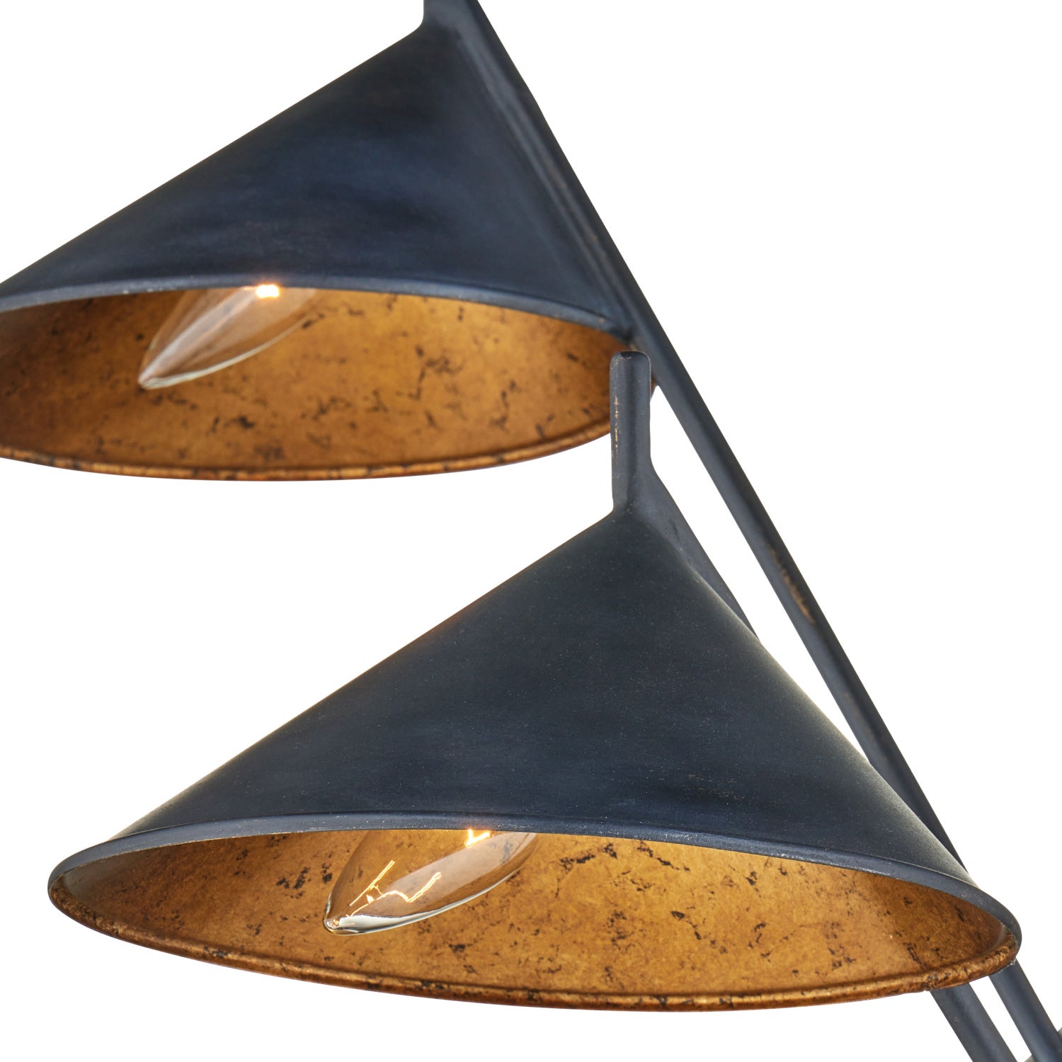 Currey & Co Serpa Medium Black Chandelier