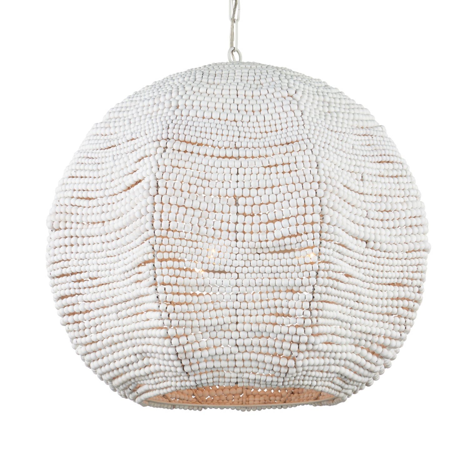 Currey & Co Octavia Large White Pendant