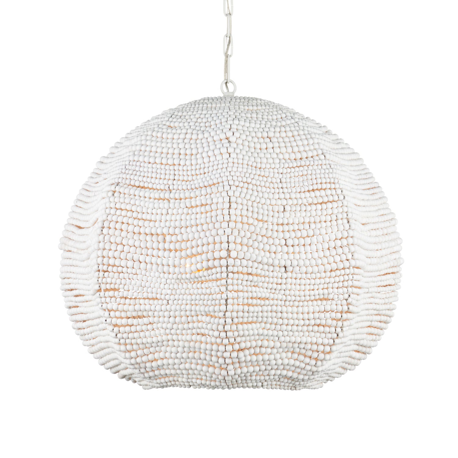 Currey & Co Octavia Large White Pendant