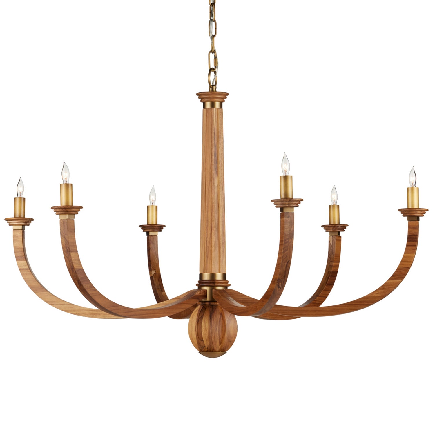 Currey & Co Woodcroft Chandelier