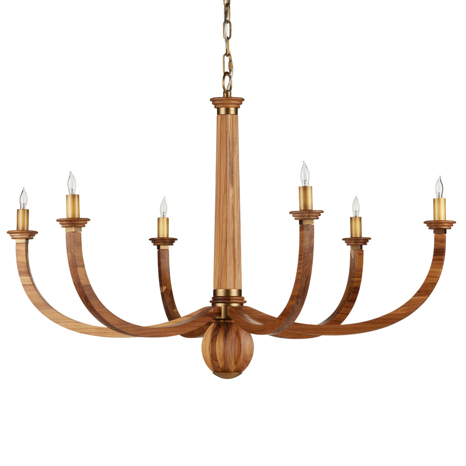 Currey & Co Woodcroft Chandelier