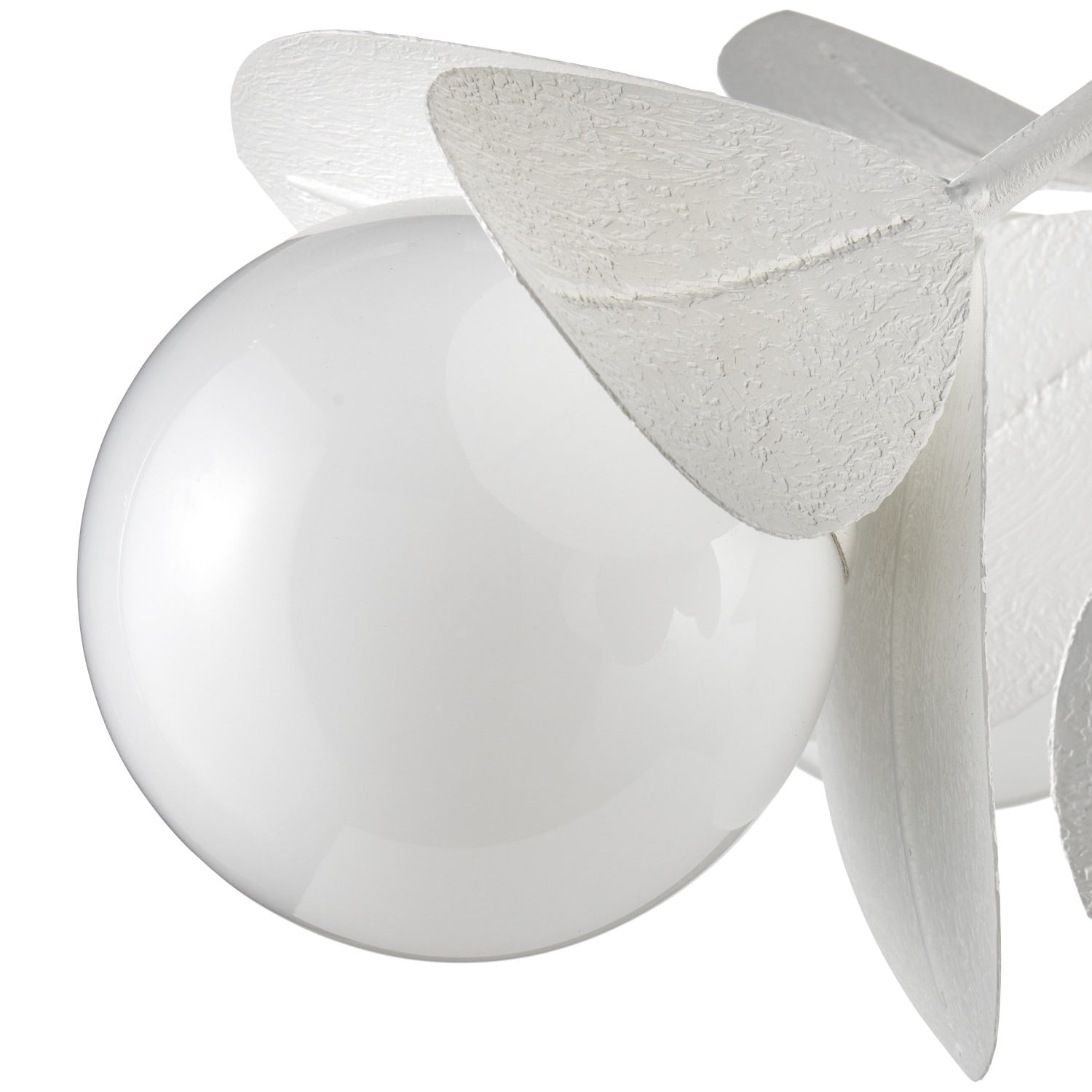 Currey & Co Effloresce White Chandelier
