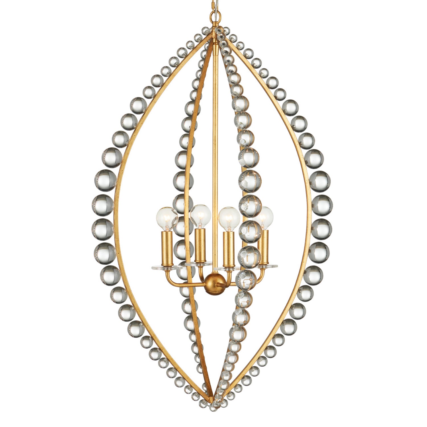 Currey & Co Amadora Teardrop Chandelier