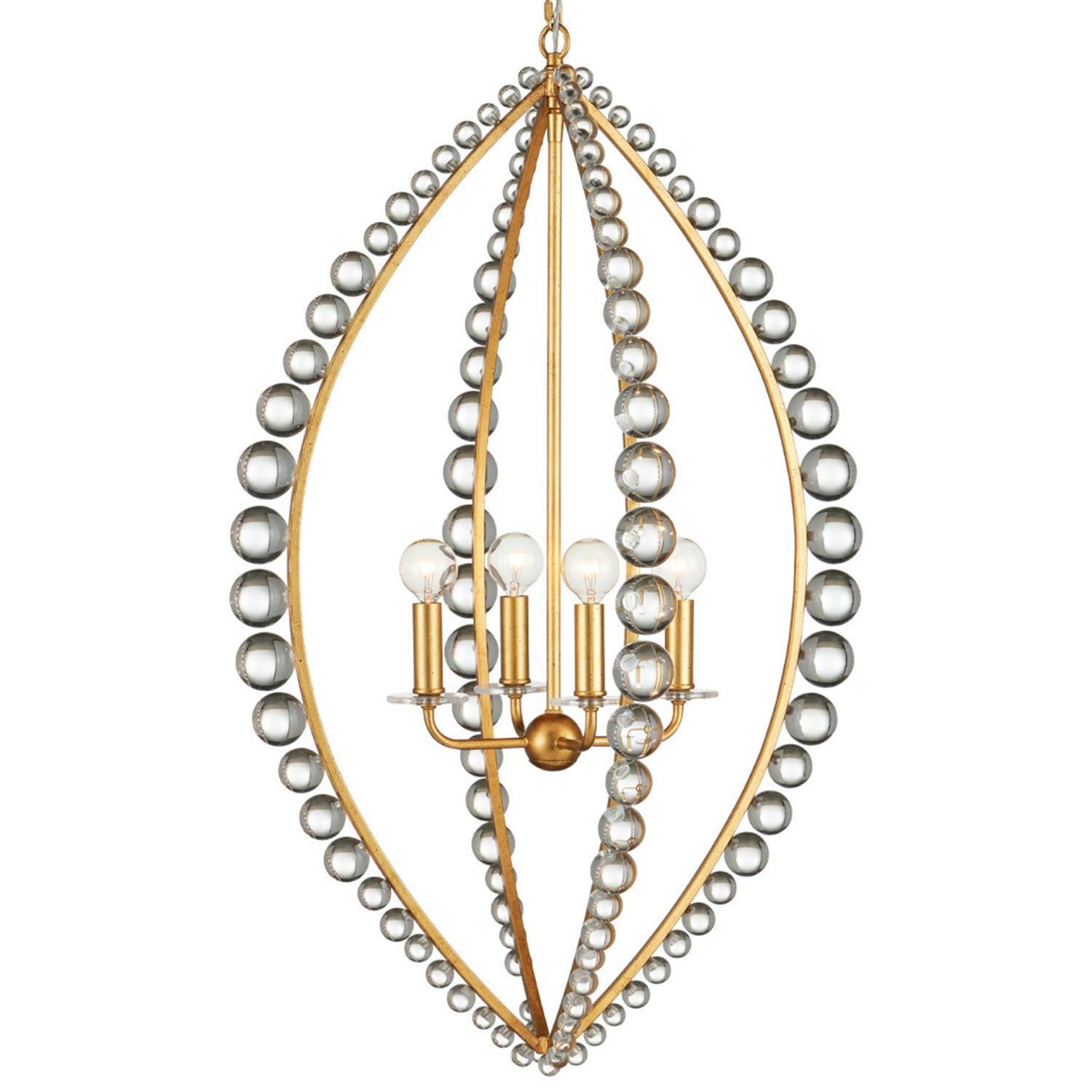 Currey & Co Amadora Teardrop Chandelier