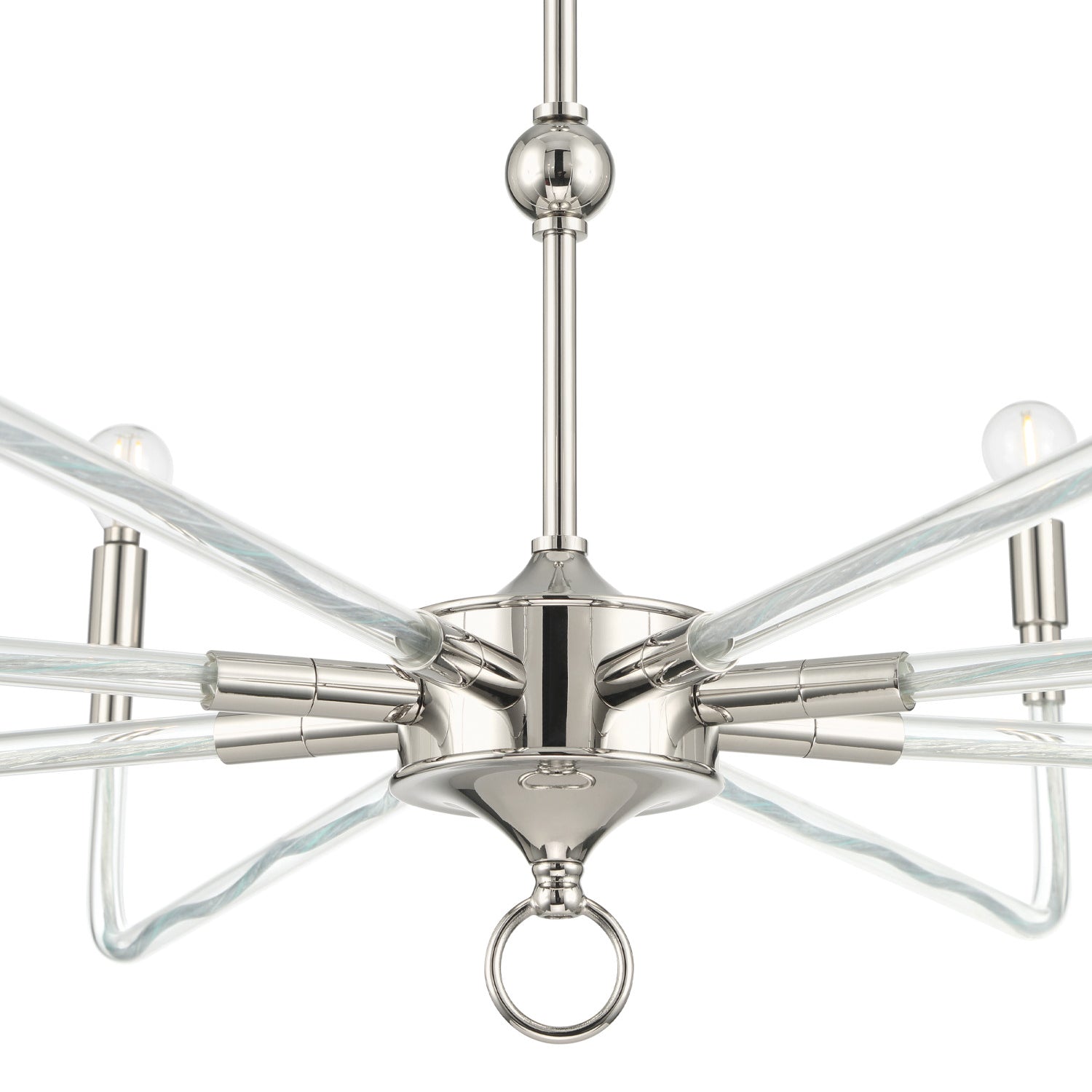 Currey & Co Nantucket Nickel Chandelier
