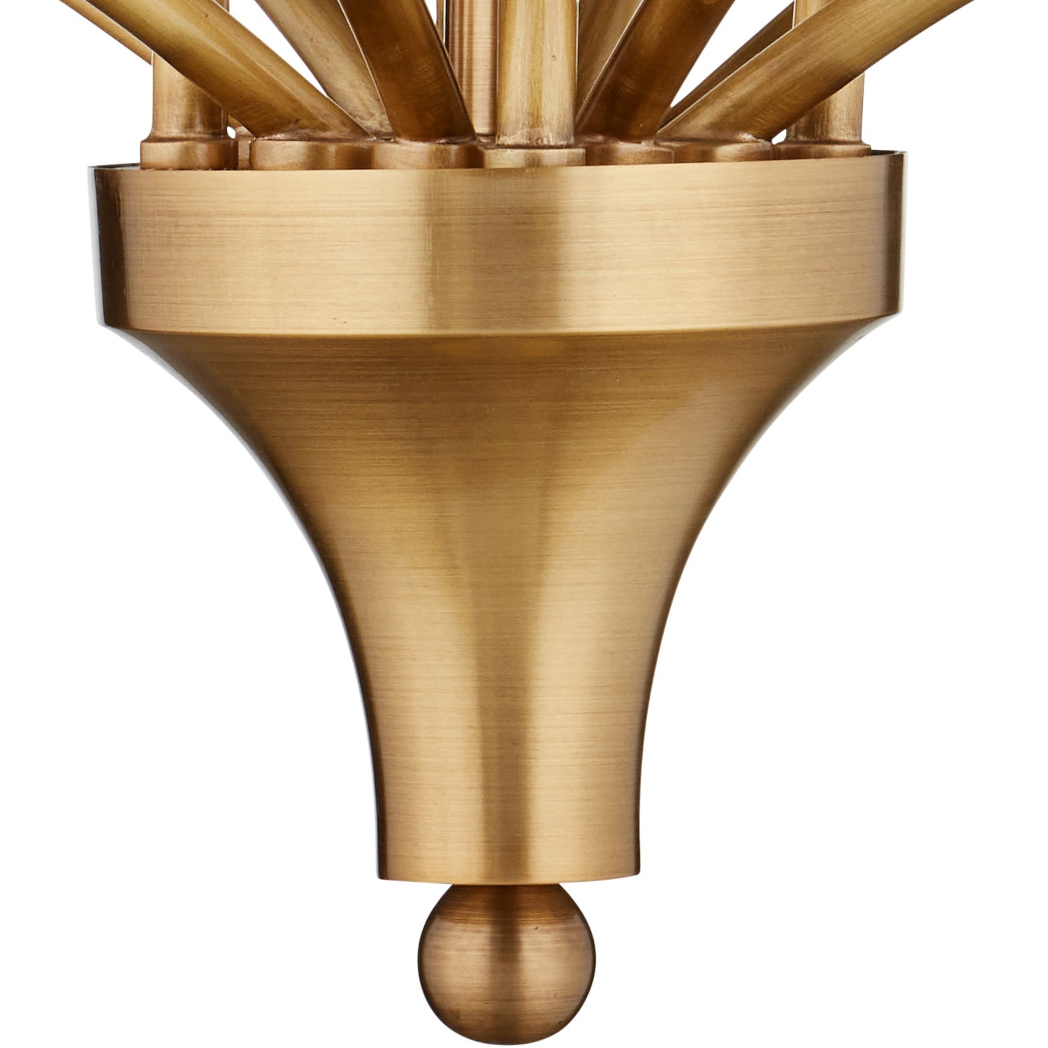 Currey & Co Glazen Tulpen Chandelier