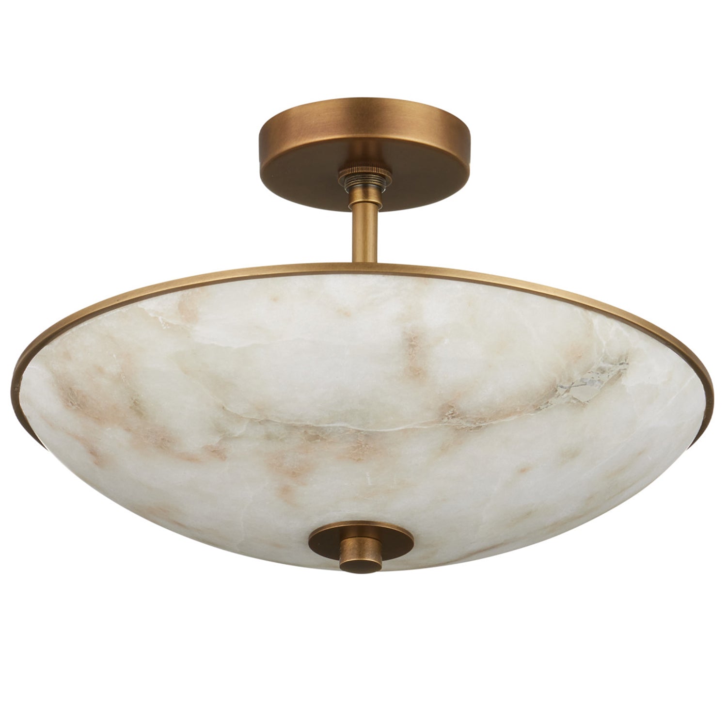 Currey & Co Volterra Small Semi-Flush Mount