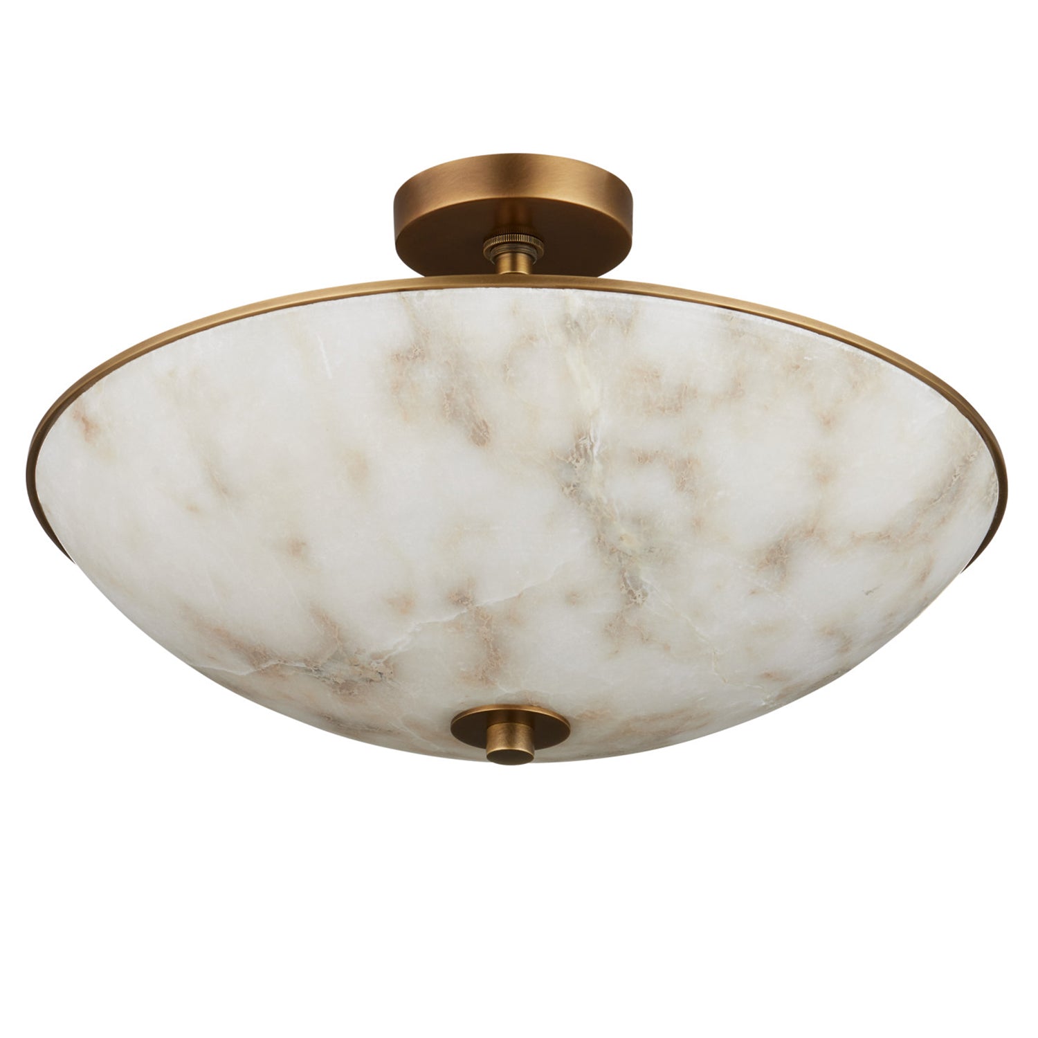 Currey & Co Volterra Medium Semi-Flush Mount