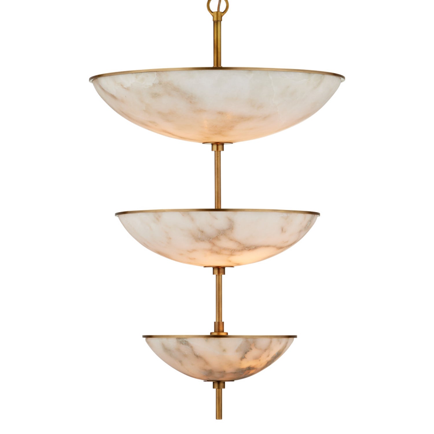 Currey & Co Volterra Three-Tier Chandelier