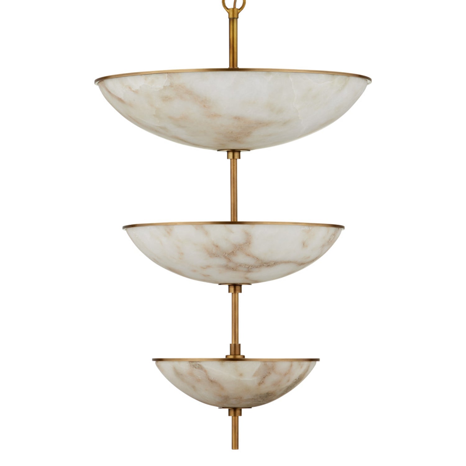 Currey & Co Volterra Three-Tier Chandelier