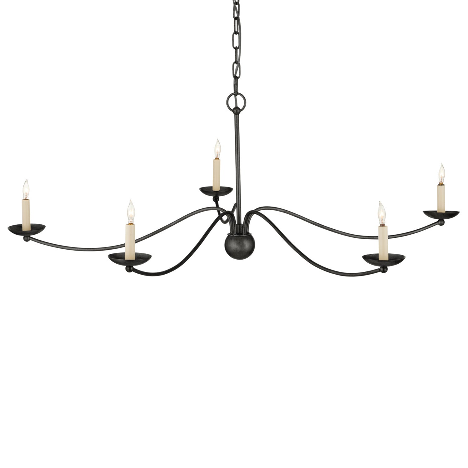 Currey & Co Franz Black Chandelier