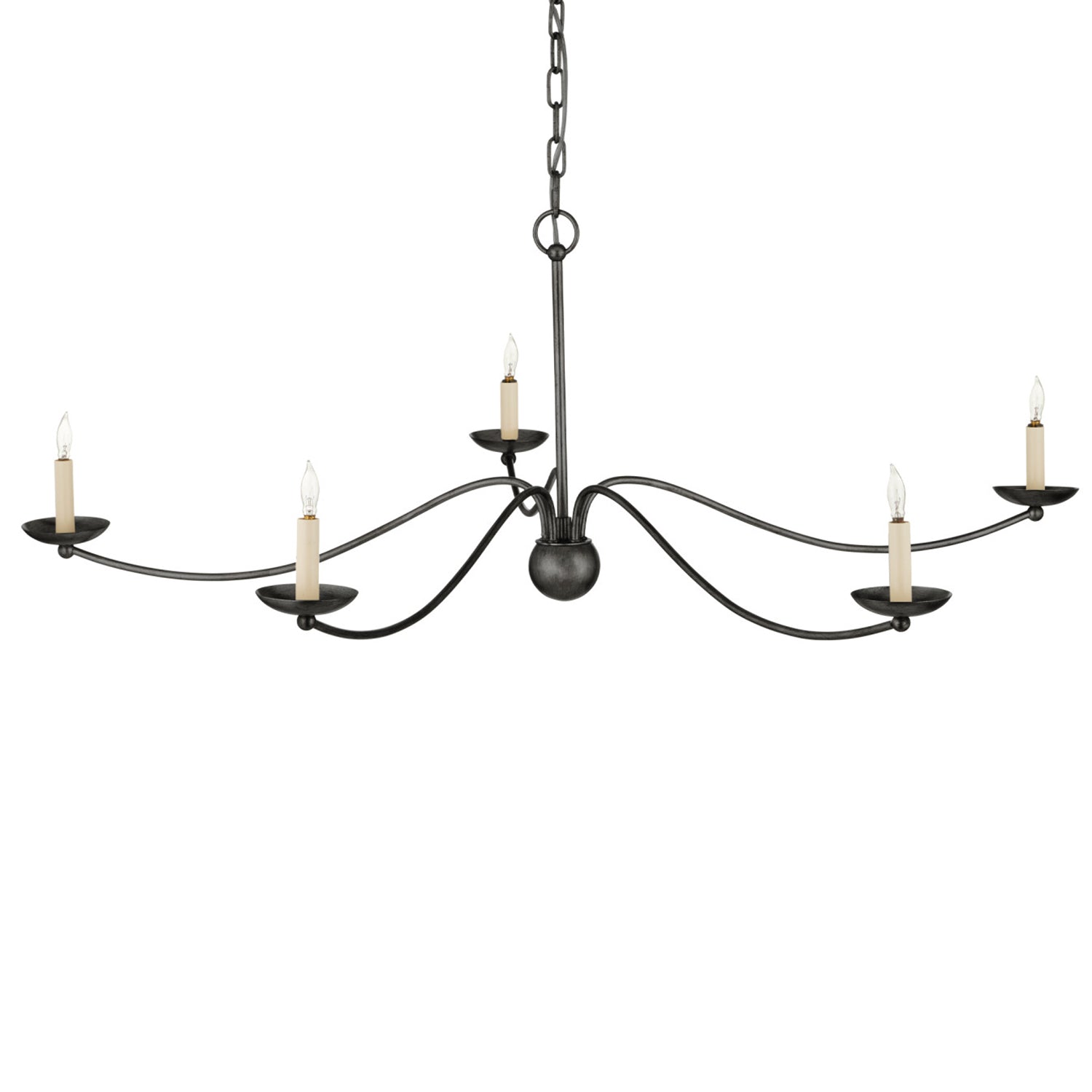 Currey & Co Franz Black Chandelier