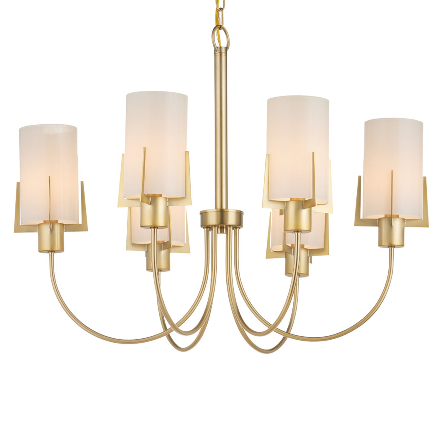 Currey & Co Macklin Brass Chandelier