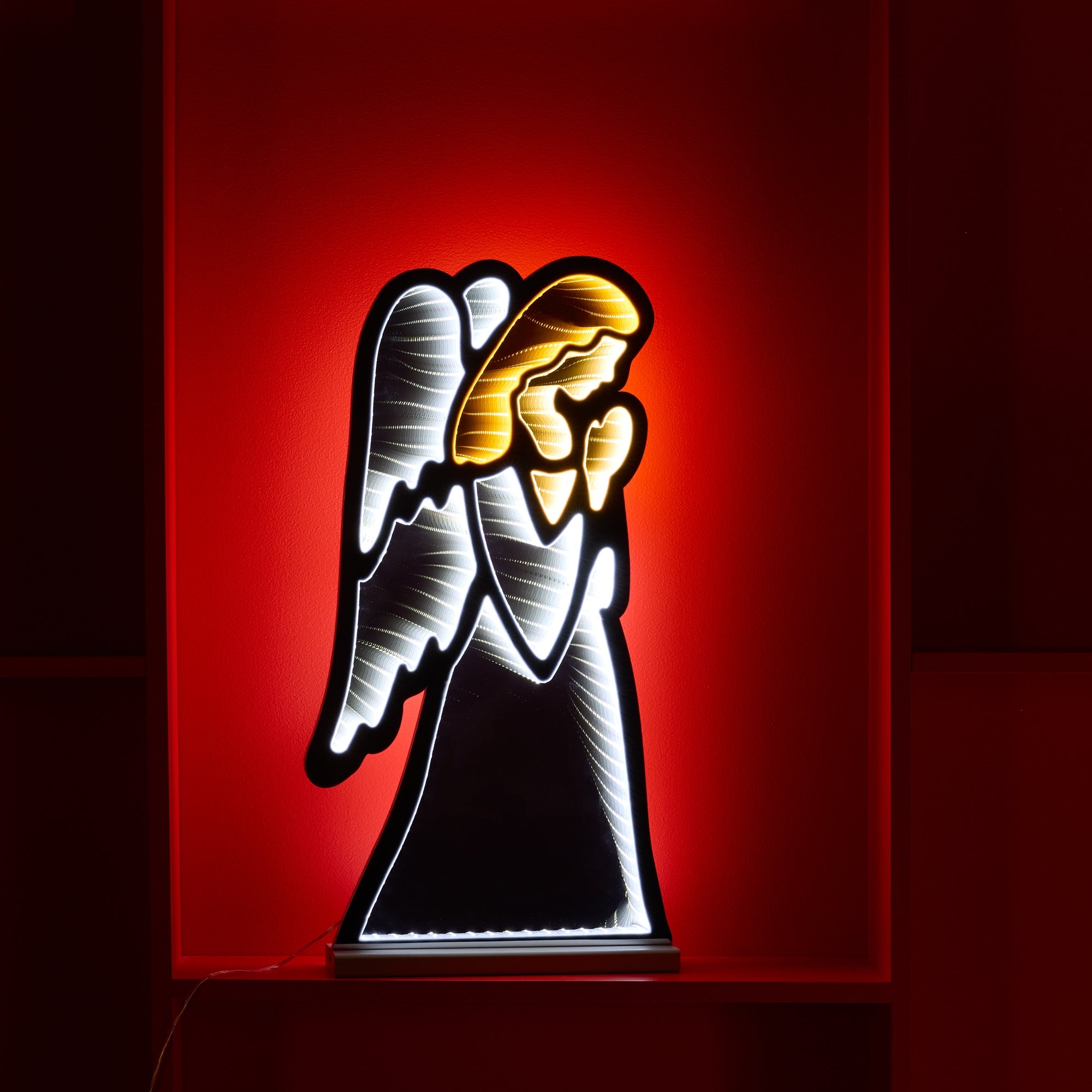 Holiday Angel Ekko Light Display