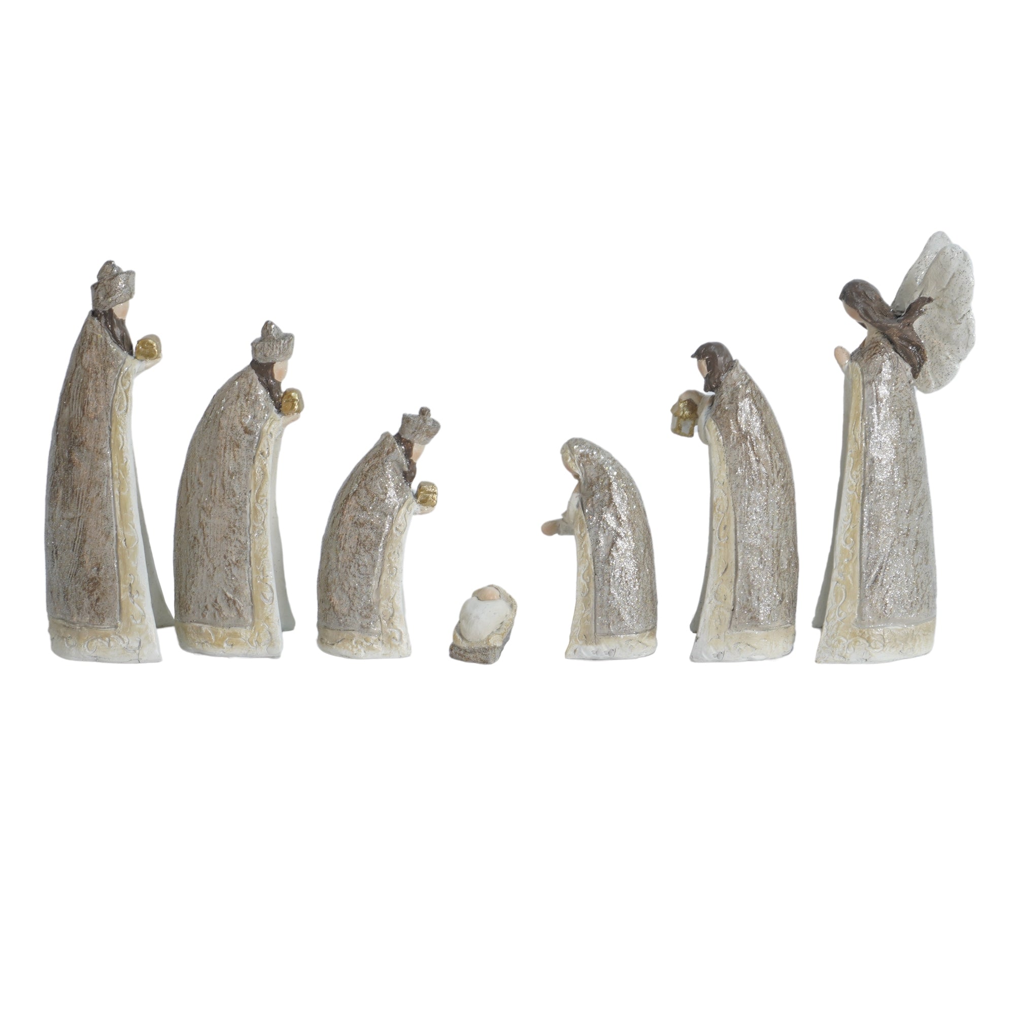 Nesting Mini Nativity Figures Set of 7