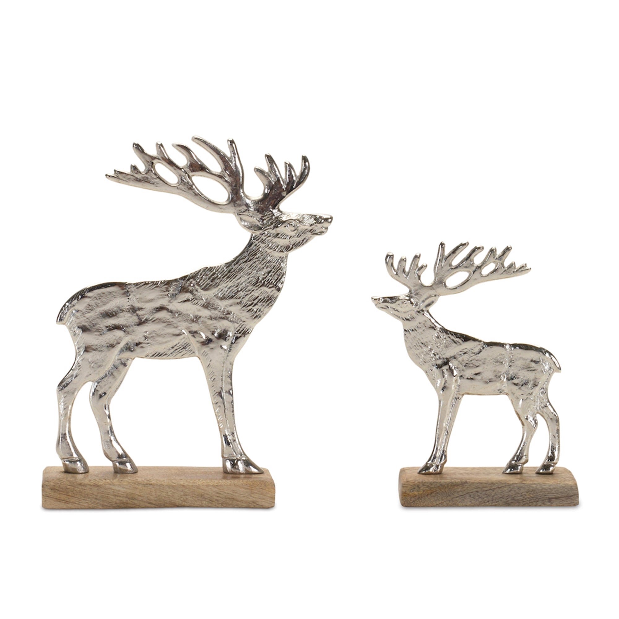 Deer Silhouette Sculpture Set of 2