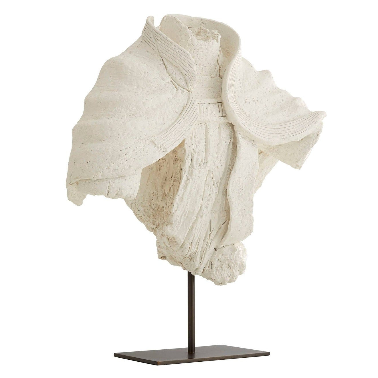 Arteriors Livio Matte White Plaster Sculpture