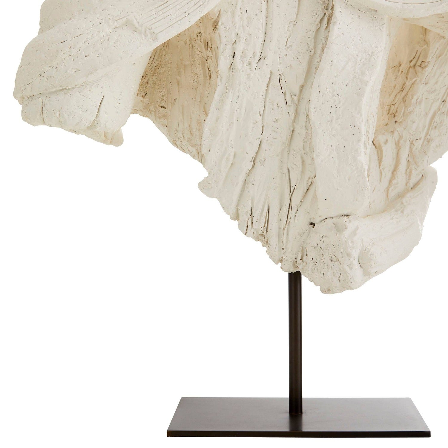 Arteriors Livio Matte White Plaster Sculpture