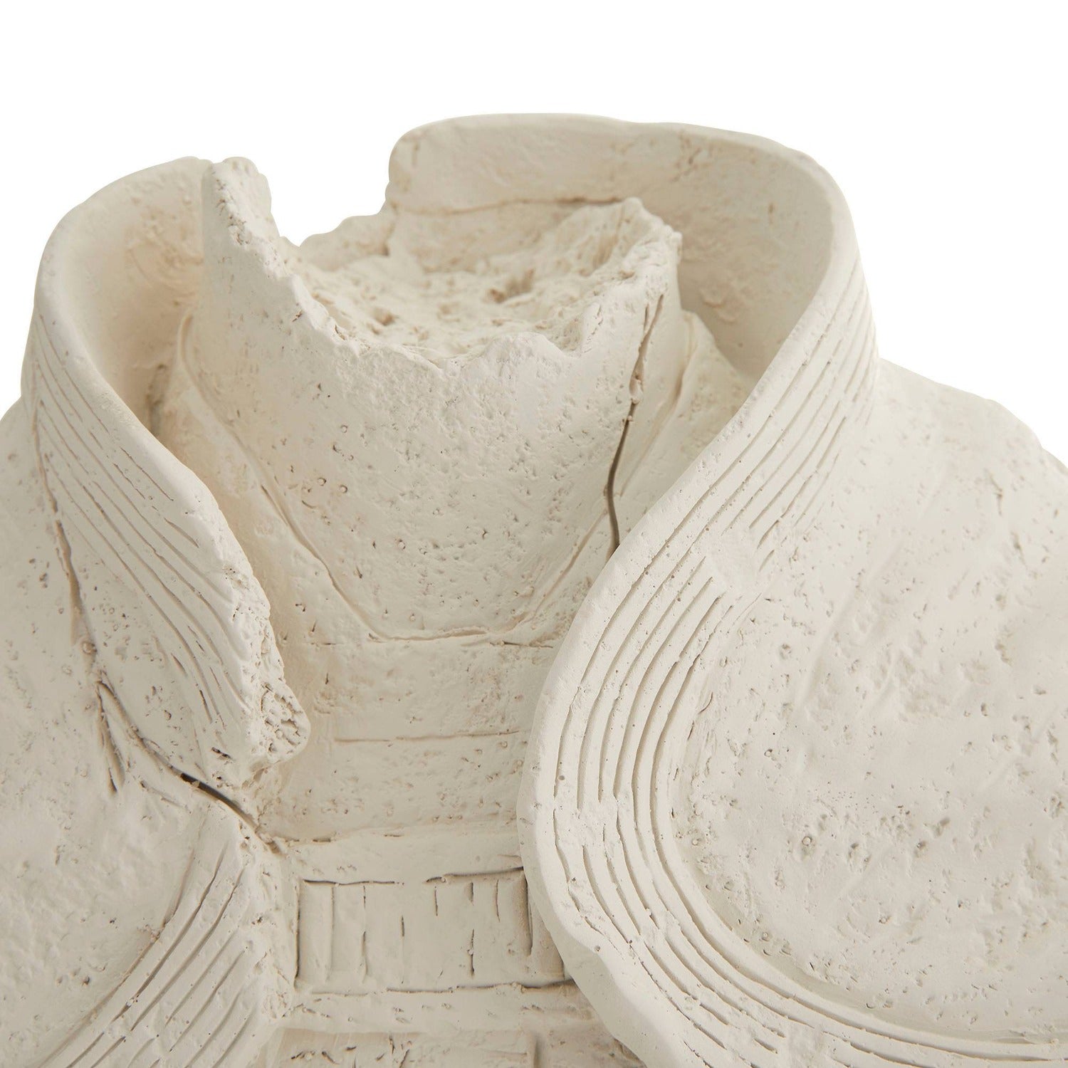 Arteriors Livio Matte White Plaster Sculpture