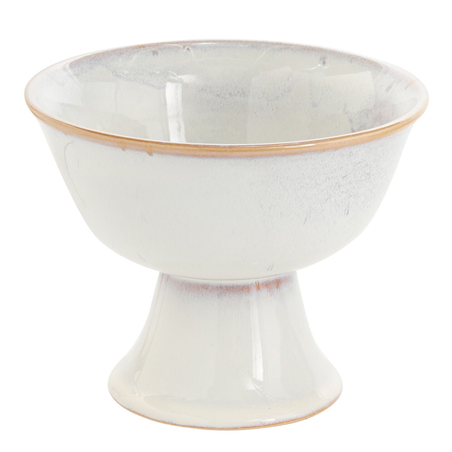 Julian Compote styled view, ivory ceramic footed compote bowl