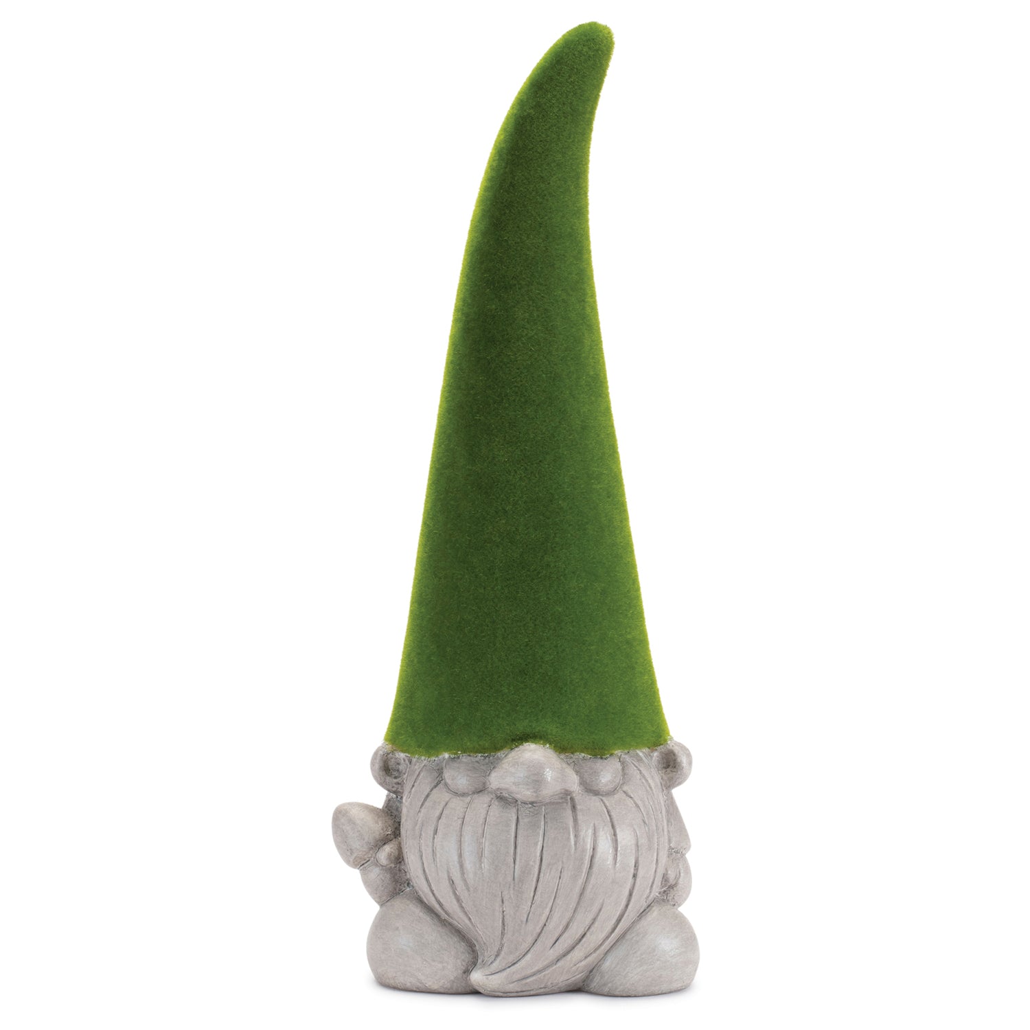 Mossy Terra Cotta Gnome Statue Set of 2