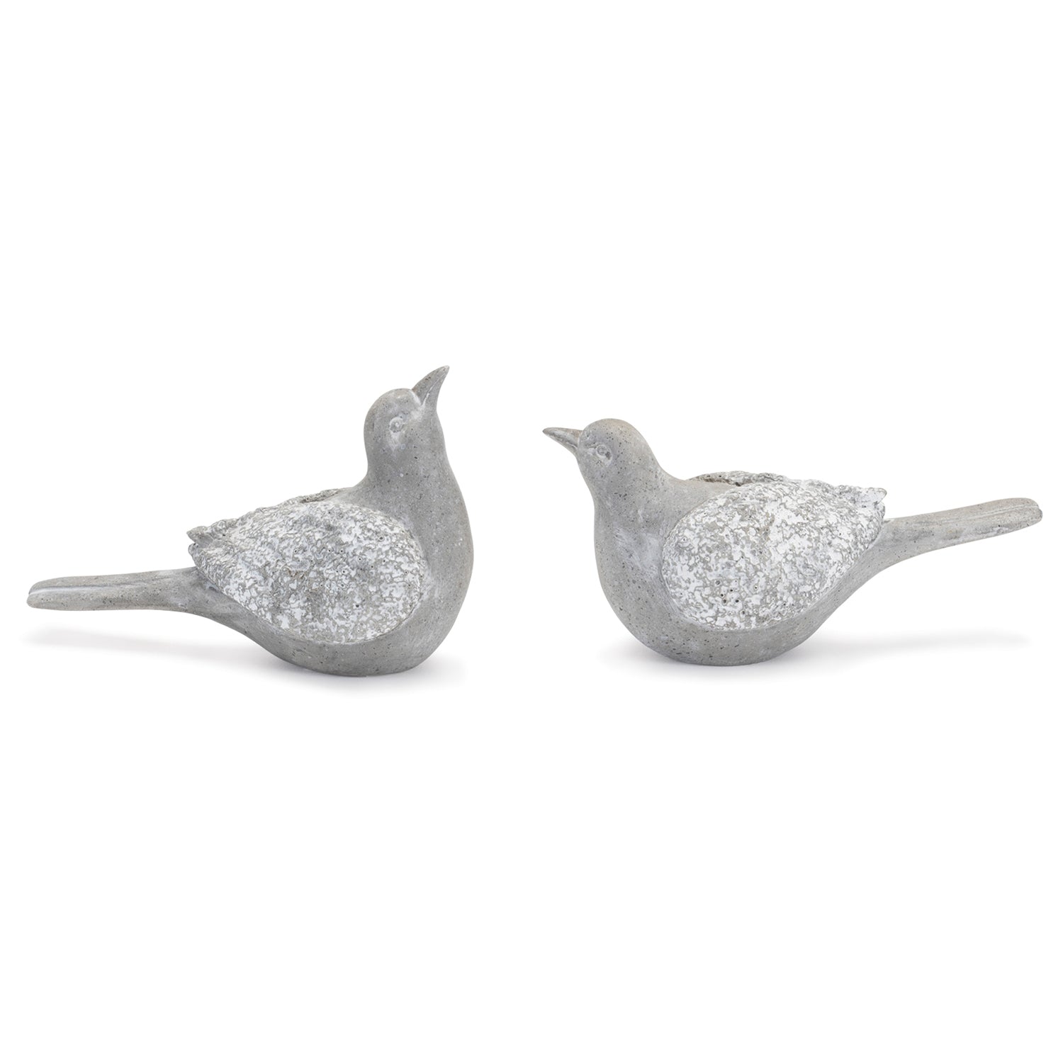 Stone Garden Bird Figurine Set of 4